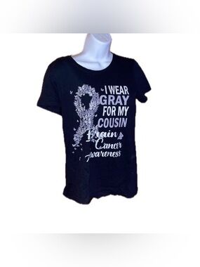 Gray Awareness Graphic T-Shirt 🩶🎗️